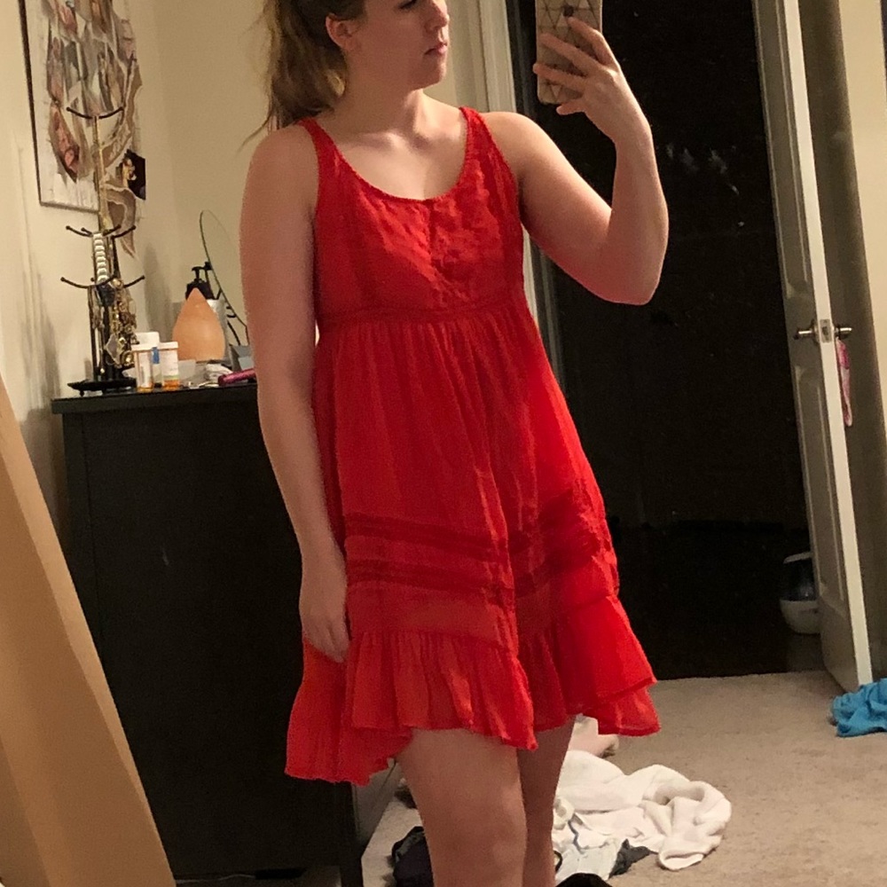 Red billabong dress